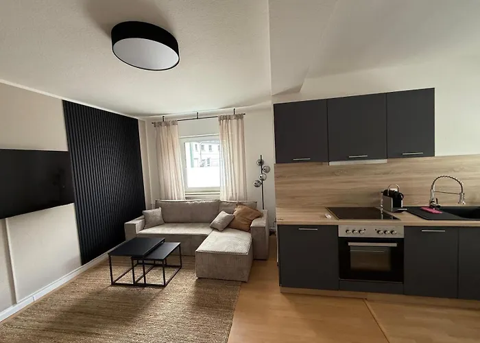 Appartement Messe Essen, Modernes Mit Kueche, Smart-tv Und Separatem Schlafzimmer, Self-check-in