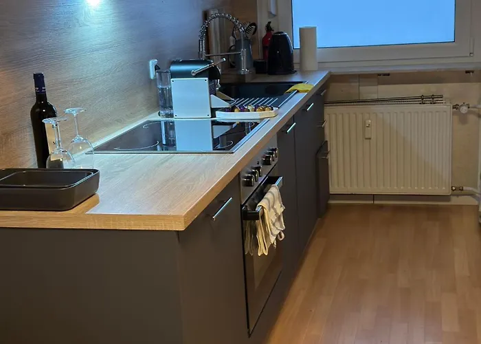 Lejlighed Messe Essen, Modernes Mit Kueche, Smart-tv Und Separatem Schlafzimmer, Self-check-in *